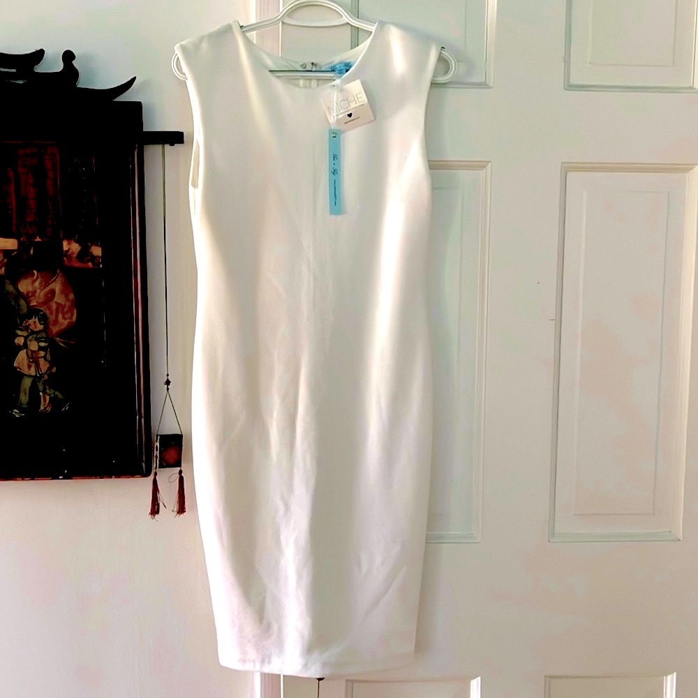 She & Sky sexy or casual dress.  Clingy with a hint of stretch. Medium
